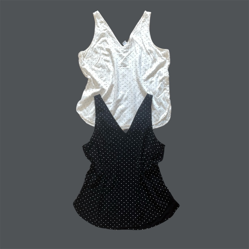 Polka Dot Tank Top Set